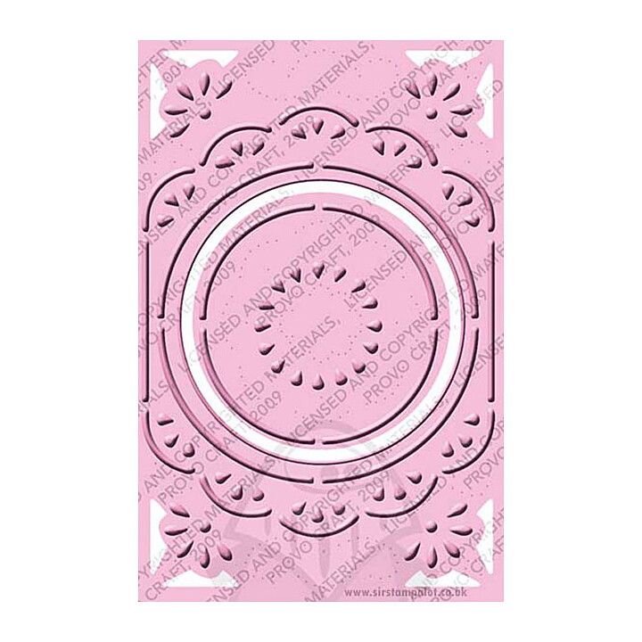 Provo Craft Cuttlebug Embossing Plus 4.25x2.75 - Chic Circle