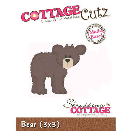 Cottage Cutz Dies 3x3 Animal Bear