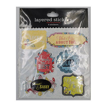 Colorbök Layered Stickers - Tag 