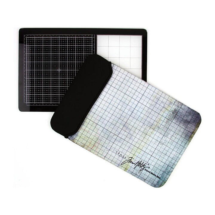 Tim Holtz Travel Glass Media Mat 10.25"x15.5"