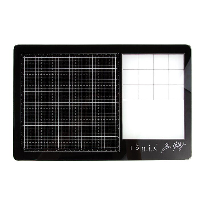 Tim Holtz Travel Glass Media Mat 10.25"x15.5"