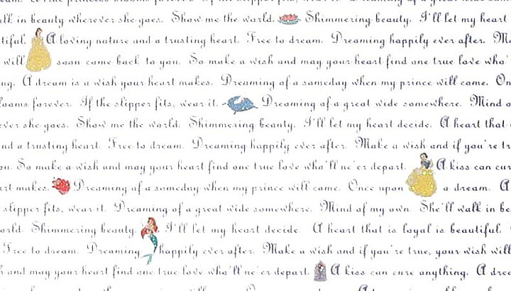 EK Success Disney - Princess Word Vellum