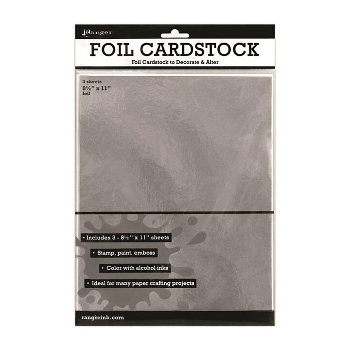 Ranger Inkssentials Inkssentials Foil Cardstock - Silver