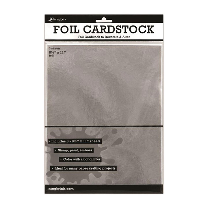Ranger Inkssentials Inkssentials Foil Cardstock - Silver