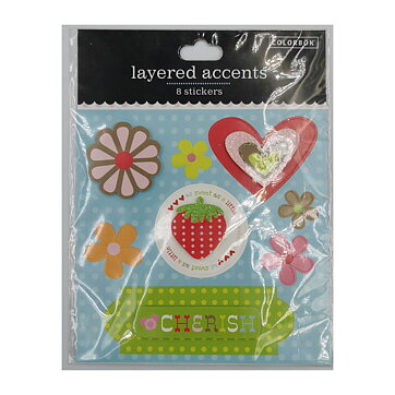 Colorbök Layered Accent Stickers - Sweet 2