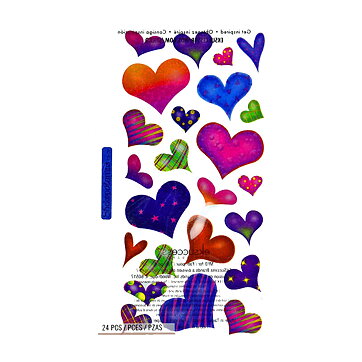 EK Success Sticko Stickers - Sparkle Hearts