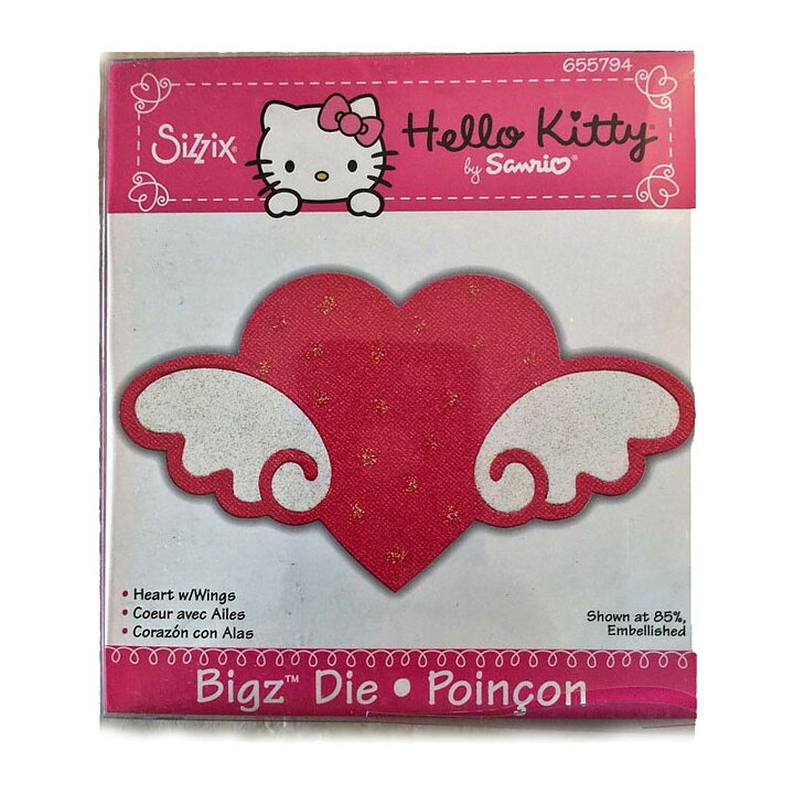 Sizzix Die Bigz - Hello Kitty Heart w/Wings