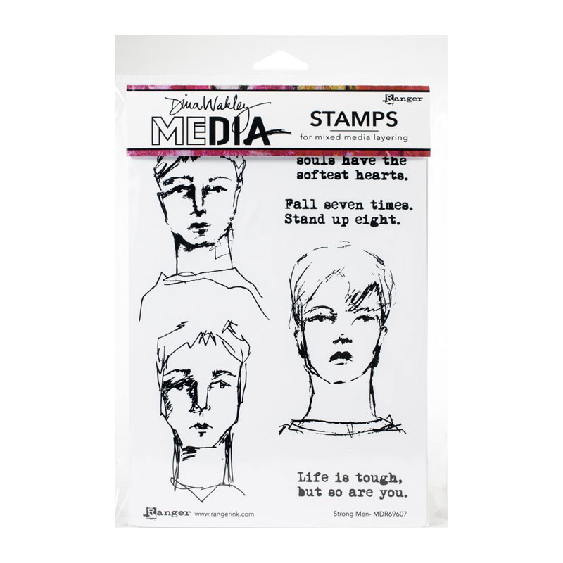 Ranger Ink - Dina Wakley Media - Cling Mounted Rubber Stamps