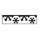 EK Sucess Punch Paper Shapers Border - Snowflake