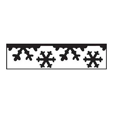 EK Sucess Punch Paper Shapers Border - Snowflake