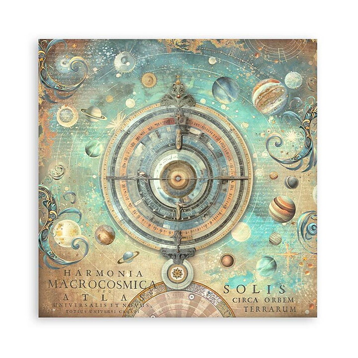 Stamperia Paper Pad  Single Sided Sheets - Fortune 