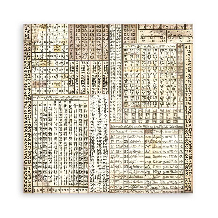 Stamperia Paper Pad  Single Sided Sheets - Fortune 