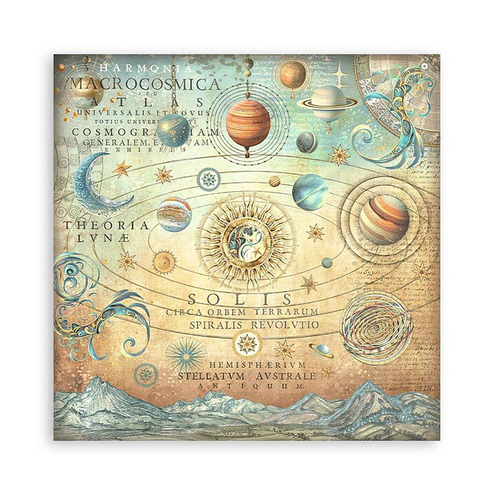 Stamperia Paper Pad  Single Sided Sheets - Fortune 