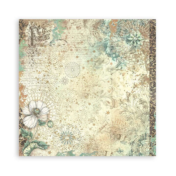 Stamperia Paper Pad  Single Sided Sheets - Fortune 