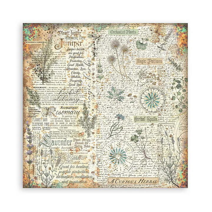Stamperia Paper Pad  Single Sided Sheets - Fortune 