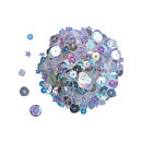 Dress My Craft Sequins - Crystal Clear