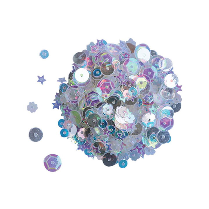Dress My Craft Sequins - Crystal Clear
