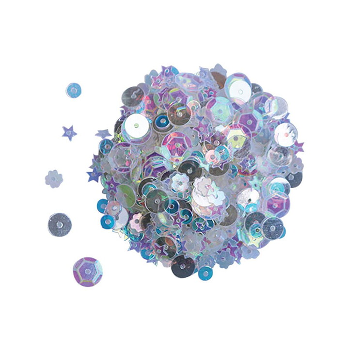 Dress My Craft Sequins - Crystal Clear
