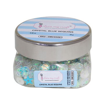 Dress My Craft Sequins - Crystal Blue