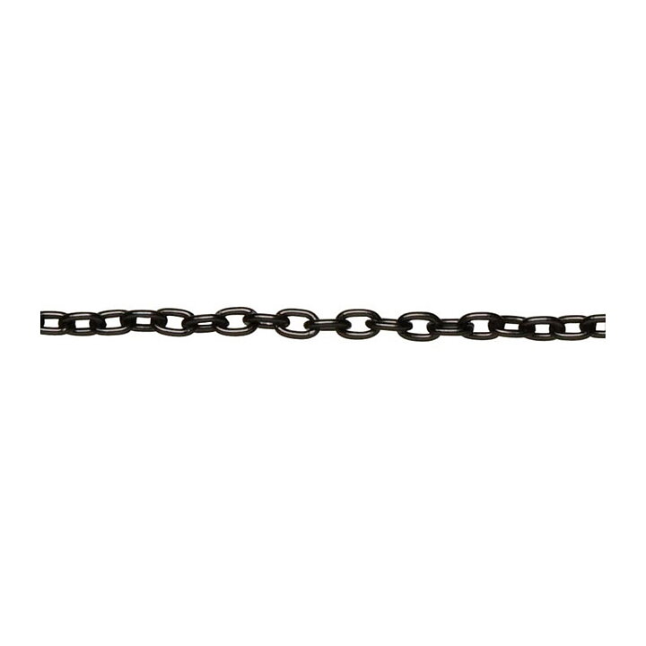 Cousin Basic Metal Findings - Black Chain Small Oval 254 cm