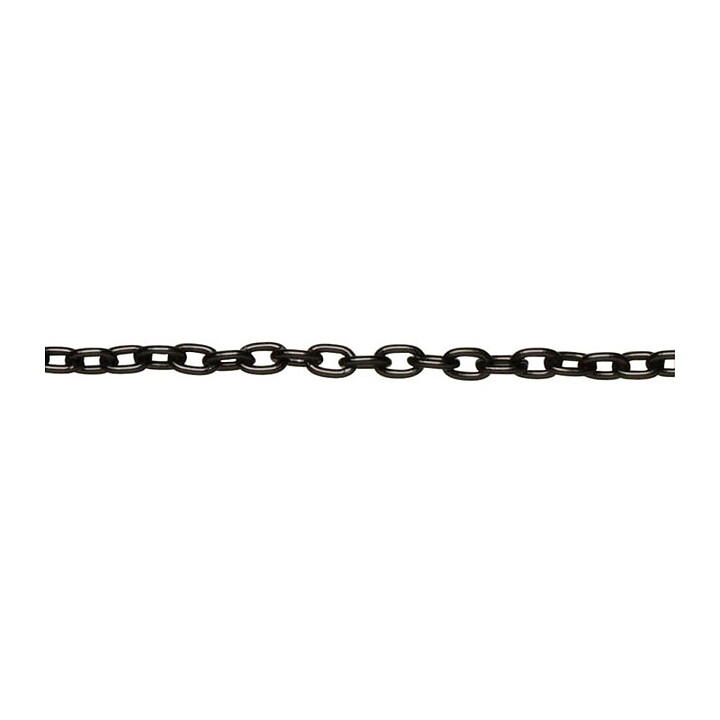 Cousin Basic Metal Findings - Black Chain Small Oval 254 cm