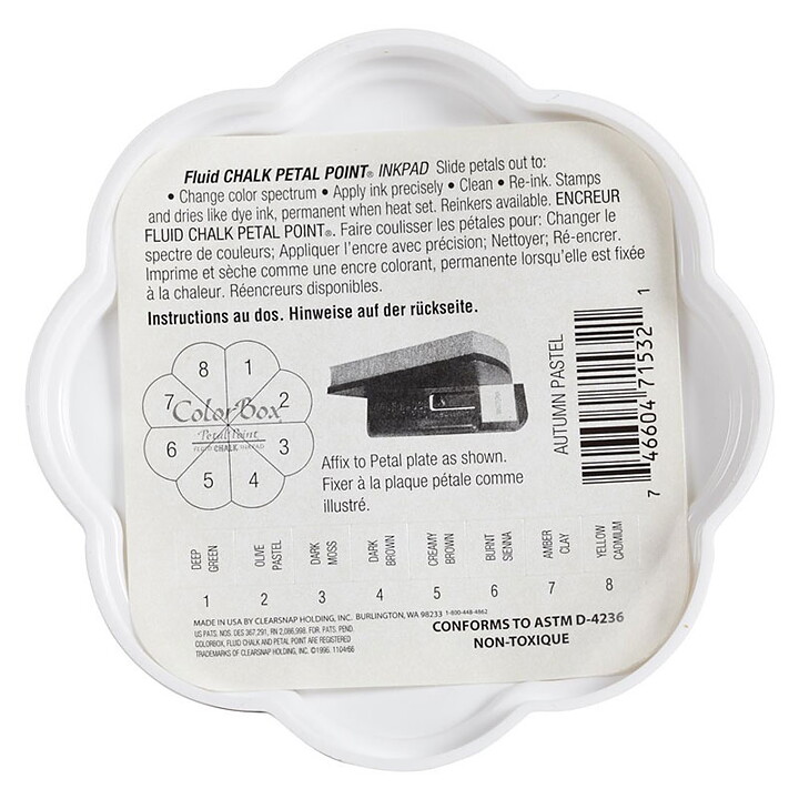 Clearsnap Colorbox Fluid Chalk Petal Point Ink Pad  - Autumn Pastel