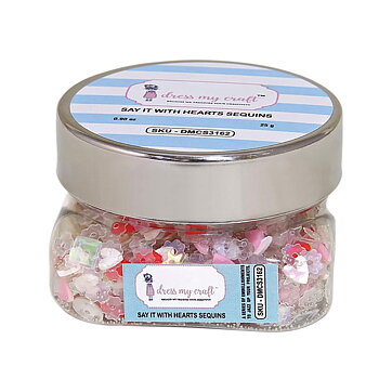 Dress My Craft Sequins - Say It With Hearts