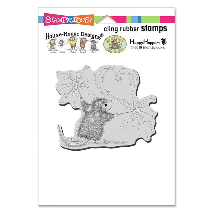 Stampendous House Mouse Rubber Stamps - Cling Sparkler Art