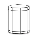 EKS Art Blanche Box - Octagon Medium