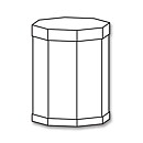EKS Art Blanche Box - Octagon Medium