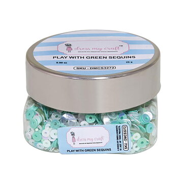 Dress My Craft Sequins - Play With Green
