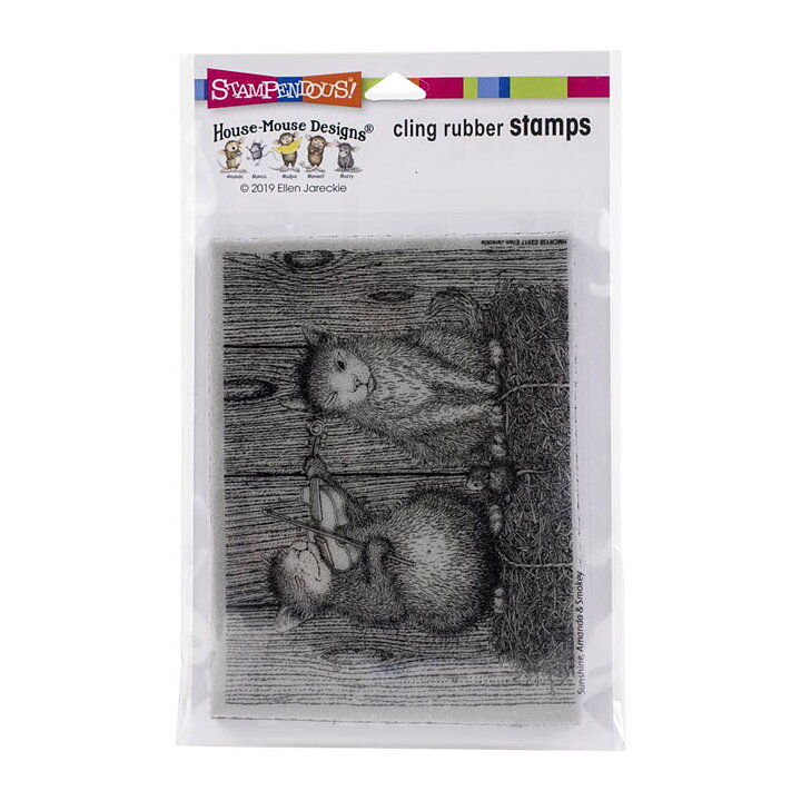 Stampendous House Mouse Rubber Stamps - Cat And The Fiddle
