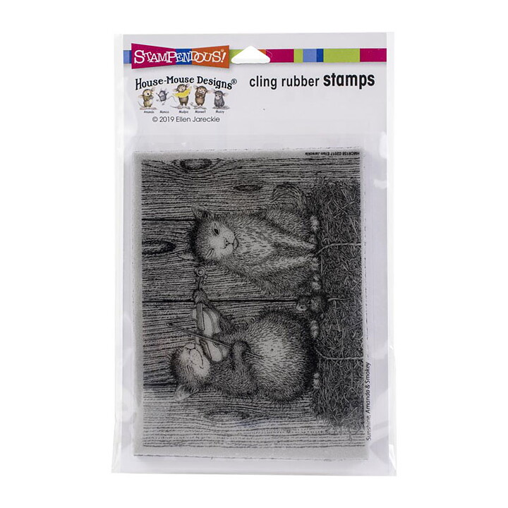Stampendous House Mouse Rubber Stamps - Cat And The Fiddle