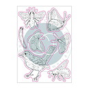 Craft Consortium A5 Clear Stamps - Bees & Butterflies