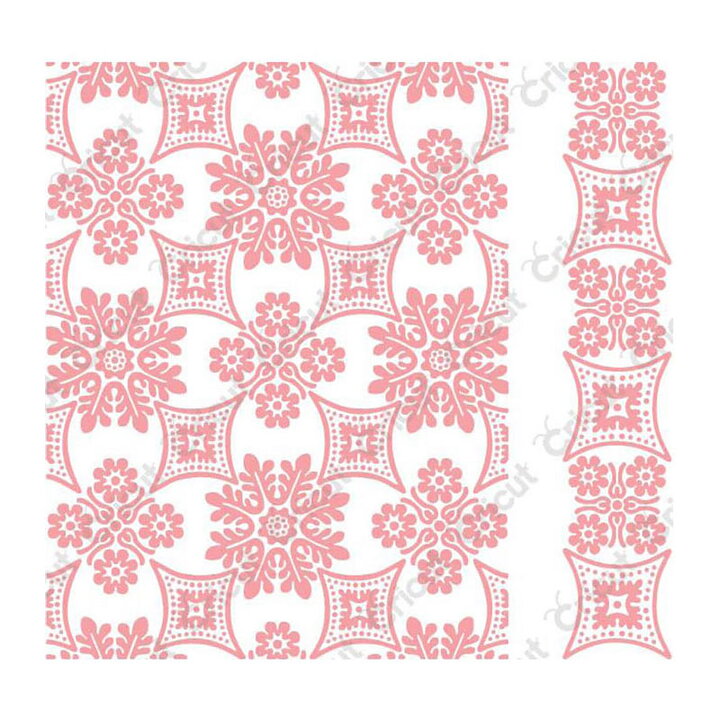 Provo Craft Cuttlebug Embossing Folder/border set A2 - Foulard