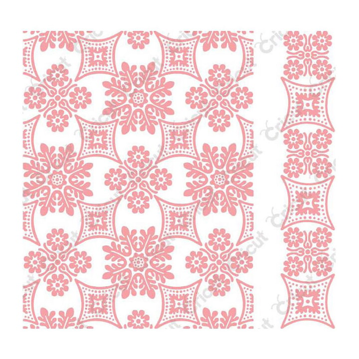 Provo Craft Cuttlebug Embossing Folder/border set A2 - Foulard