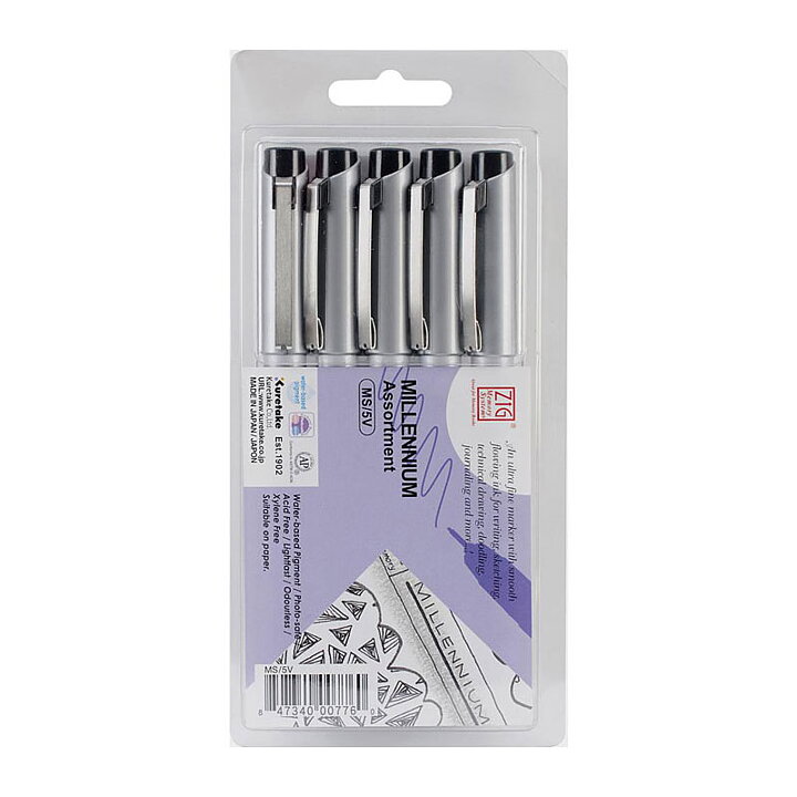 Kuretake Zig Millenium - Assortment Black