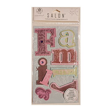 Paper Bliss  Salon 3-D Adhesive Accents - Family