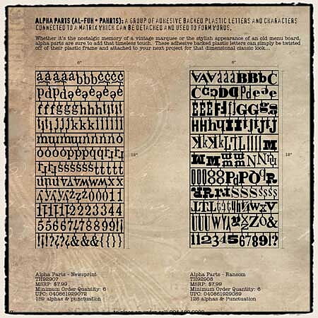 TH Idea-Ology Alpha Parts Ransom