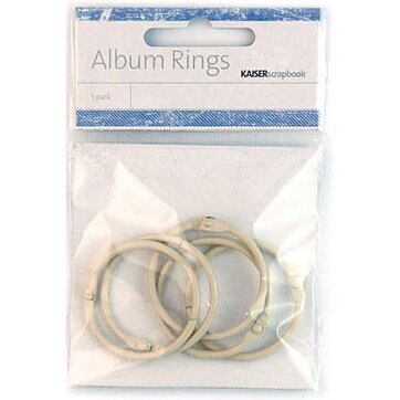KC Album Rings Split metal Medium - Stone