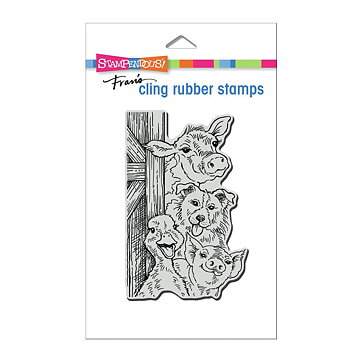 Stampendous Rubber Stamps - Funny Farm