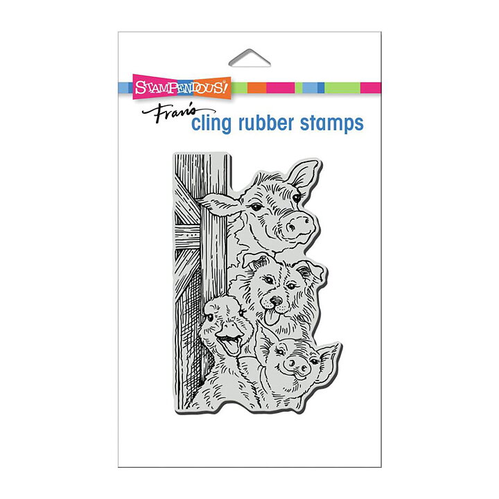 Stampendous Rubber Stamps - Funny Farm