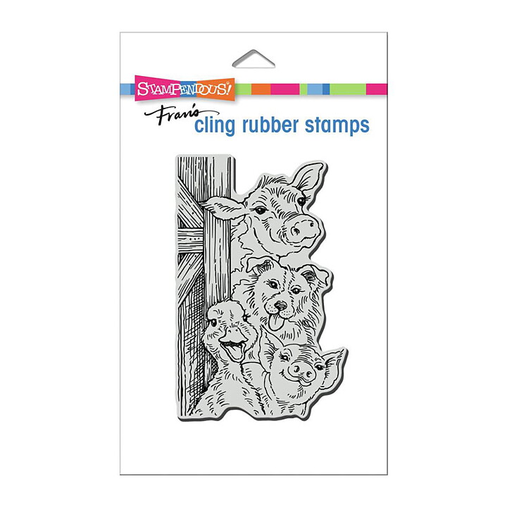 Stampendous Rubber Stamps - Funny Farm