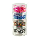 Multicraft Imports Bead Storage Screw-Stack Canisters  - 48 x 25 mm