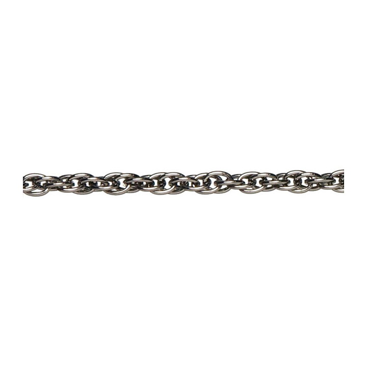 Cousin Basic Metal Findings - Gunmetal Chain Twisted 86 cm