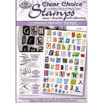 Royal Langnickel Clear Stamps - Clear Choise Ransom Alpha