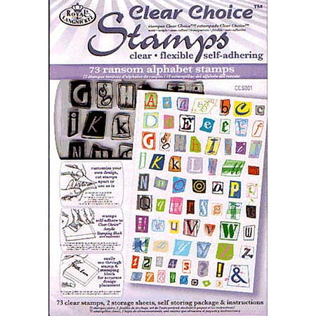 Royal Langnickel Clear Stamps - Clear Choise Ransom Alpha