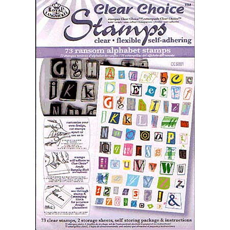 Royal Langnickel Clear Stamps - Clear Choise Ransom Alpha
