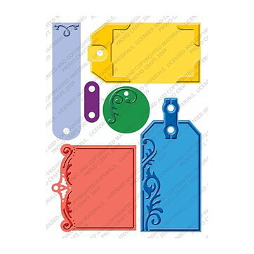 Provo Craft Cuttlebug Embossing Plus 5x7 - Embossed Tags