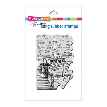 Stampendous Rubber Stamps - Boat Docking